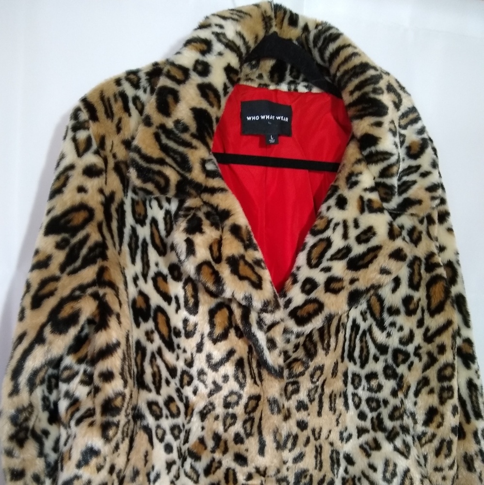 Leopard Faux Fur Jacket